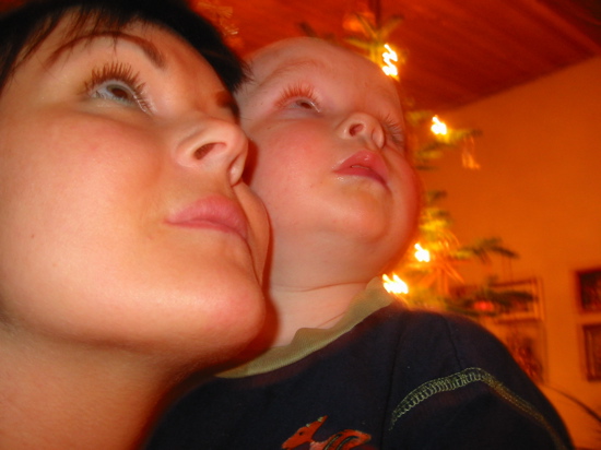 Vi&eth; mamma a&eth; horfa &aacute; flugelda