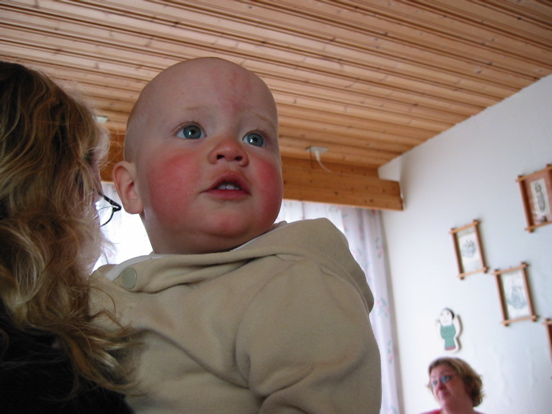 Ari Bj&ouml;rn og mamma hans