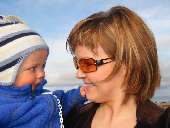Bjartur og mamma