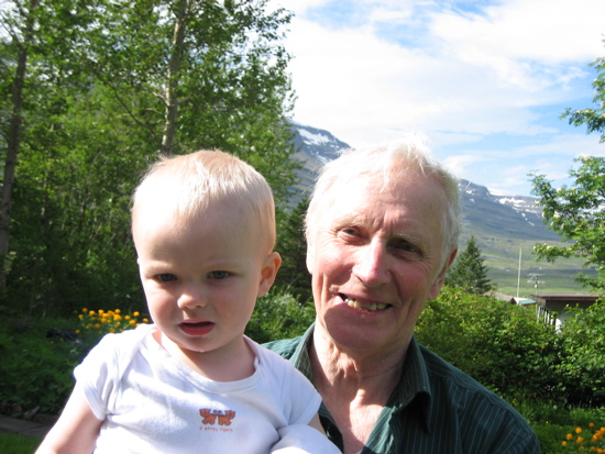 Bjartur og Emil afi